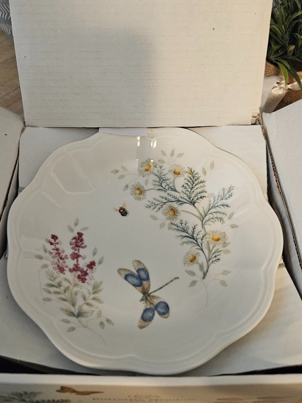Lenox Butterfly Meadow Set of 4 Pasta Bowls